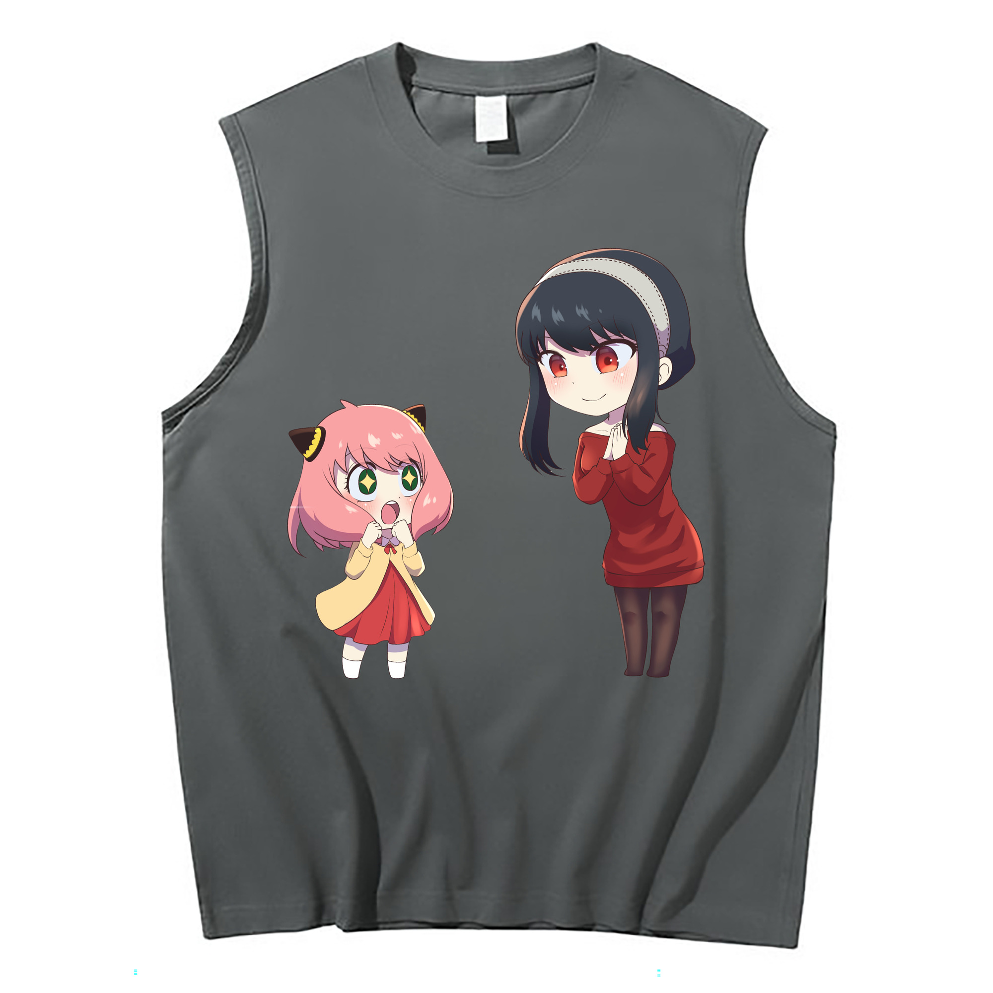 （画像用） SPY×FAMILY间谍家家酒 コットン100％タンクトップ（フロントプリント）